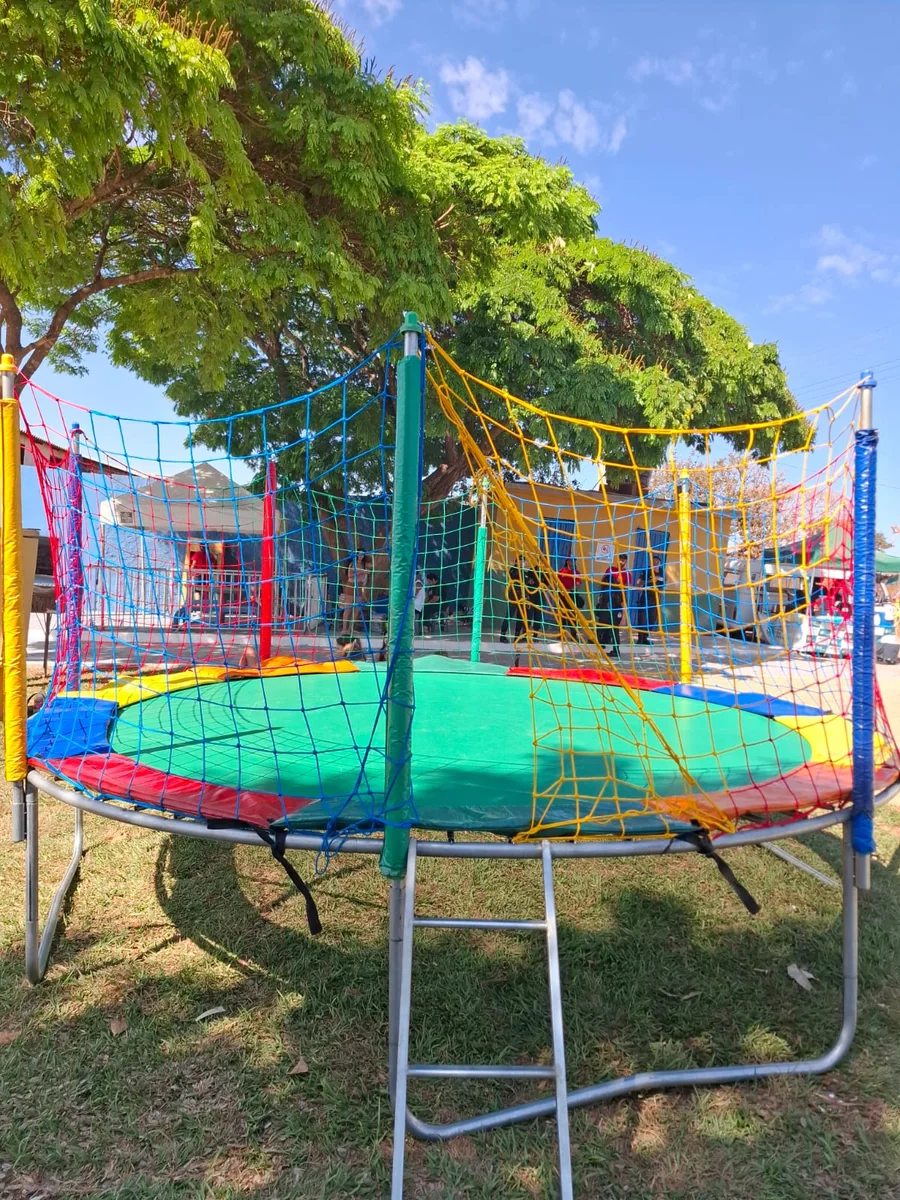 Pula-pula em evento ao ar livre